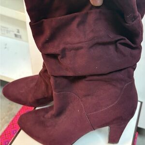 Nine West Burgundy Heeled Boots